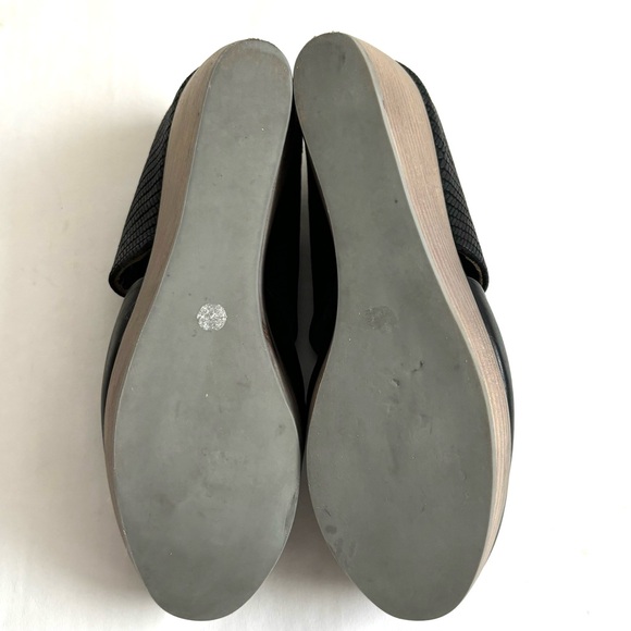 Coclico Harlen Wedge Platform Clogs Leather Wooden Shoes Black Size 6/36 - Picture 13 of 17